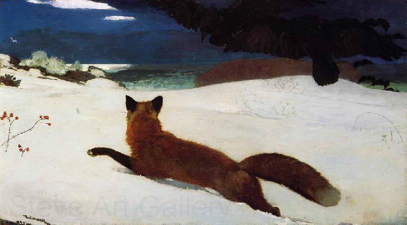 Winslow Homer The Fox Hunt France oil painting art